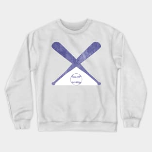 Softball Purple Crewneck Sweatshirt